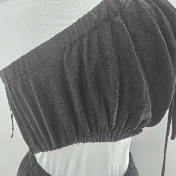 Lilyful Black Asymmetrical Stomach Cutout Jumpsuit Small (Estimated) - Picture 15 of 16